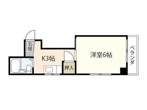 広島県広島市中区南竹屋町 鷹野橋駅 1K マンション 賃貸物件詳細