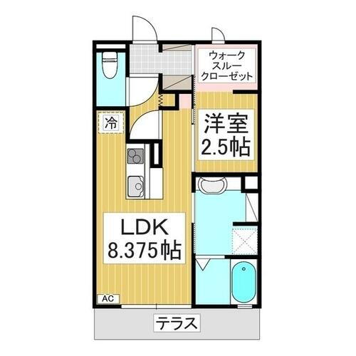 長野県長野市吉田５丁目 北長野駅 1LDK アパート 賃貸物件詳細