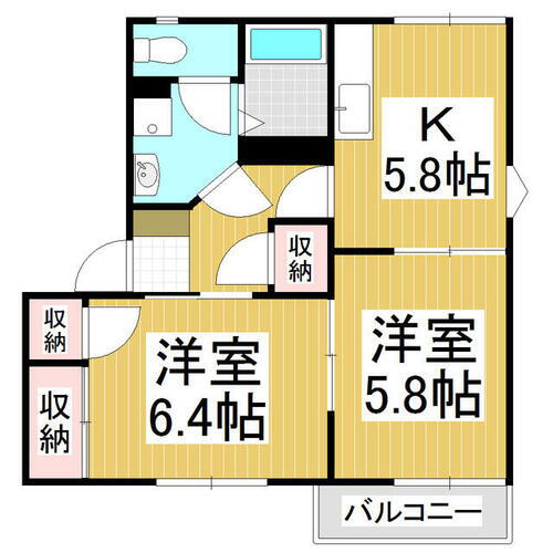 長野県諏訪市大字中洲 上諏訪駅 2K アパート 賃貸物件詳細