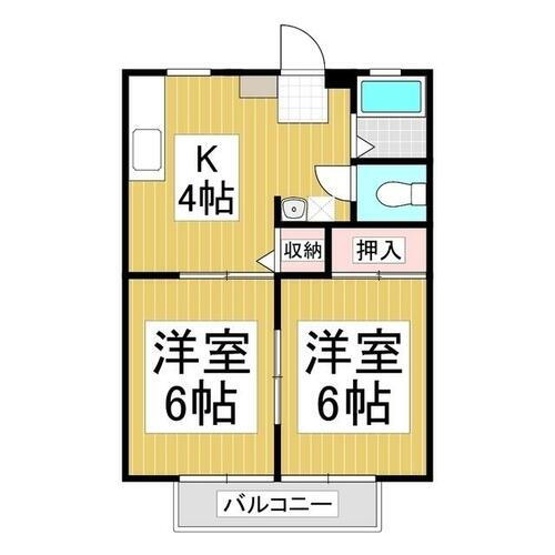 長野県岡谷市長地柴宮３丁目 下諏訪駅 2K アパート 賃貸物件詳細