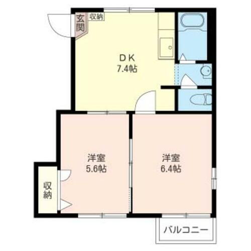 東京都杉並区西荻南４丁目 西荻窪駅 2DK アパート 賃貸物件詳細
