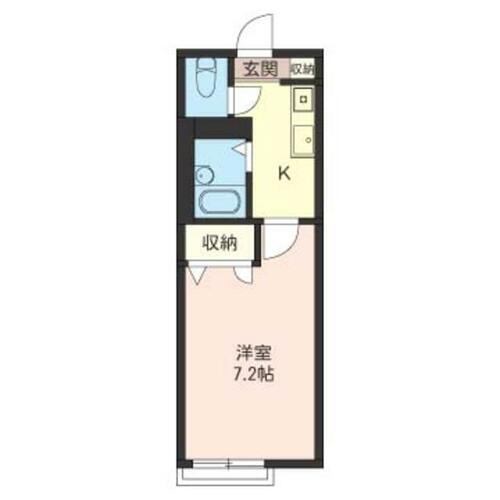千葉県市川市新田１丁目 市川駅 1K アパート 賃貸物件詳細