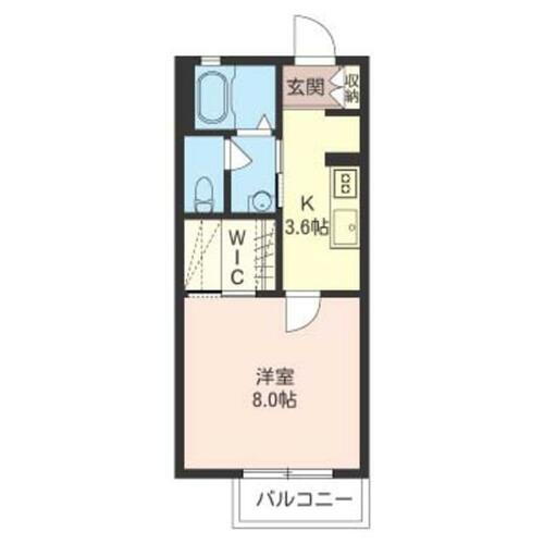 神奈川県横浜市旭区東希望が丘 希望ケ丘駅 1K アパート 賃貸物件詳細