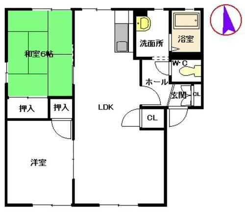福岡県糟屋郡篠栗町中央２丁目 篠栗駅 2LDK アパート 賃貸物件詳細
