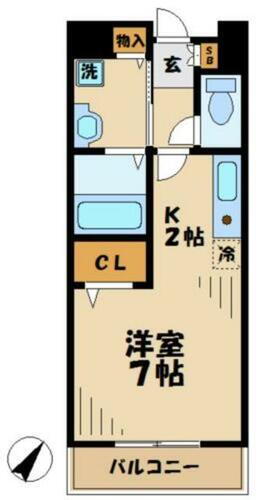 神奈川県大和市下鶴間 つきみ野駅 1K アパート 賃貸物件詳細