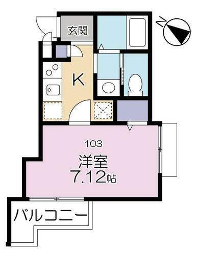 神奈川県横浜市南区中村町１丁目 伊勢佐木長者町駅 1K アパート 賃貸物件詳細