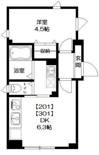 東京都墨田区墨田５丁目 鐘ヶ淵駅 1DK マンション 賃貸物件詳細