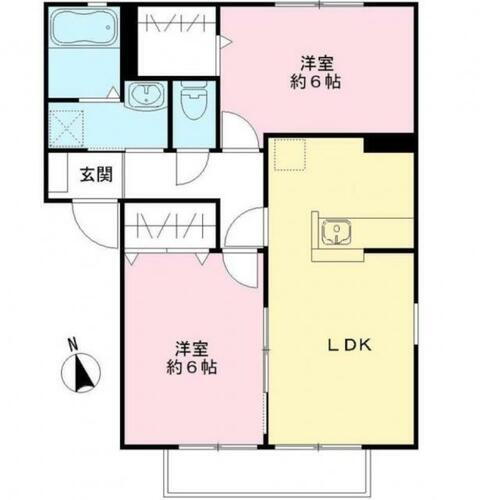 茨城県石岡市石岡 石岡駅 2LDK アパート 賃貸物件詳細