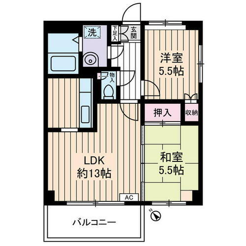 東京都練馬区錦１丁目 氷川台駅 2LDK マンション 賃貸物件詳細