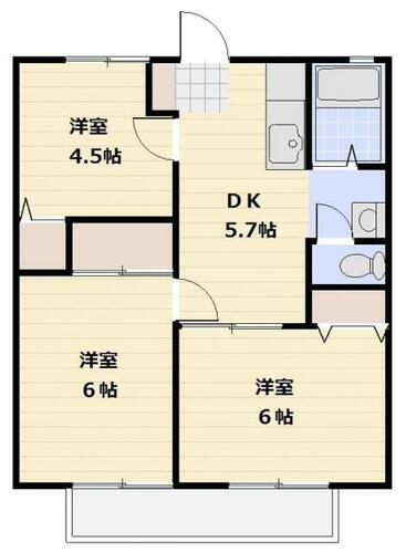 埼玉県朝霞市岡３丁目 朝霞駅 3DK アパート 賃貸物件詳細