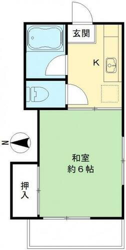 東京都中野区中野１丁目 中野駅 1K アパート 賃貸物件詳細
