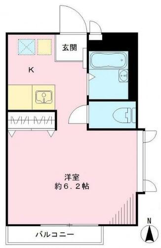 東京都練馬区関町東２丁目 武蔵関駅 1K アパート 賃貸物件詳細