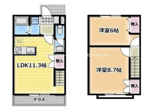 東京都練馬区氷川台３丁目 氷川台駅 2LDK アパート 賃貸物件詳細