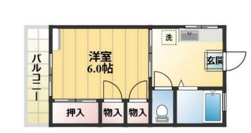 千葉県四街道市みのり町 四街道駅 1K アパート 賃貸物件詳細