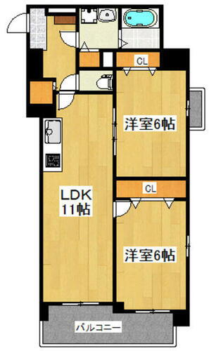 東京都足立区扇２丁目 扇大橋駅 2LDK マンション 賃貸物件詳細
