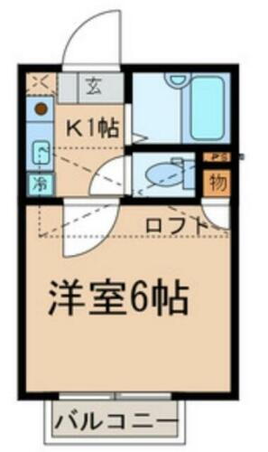 東京都西東京市ひばりが丘北２丁目 ひばりヶ丘駅 1K アパート 賃貸物件詳細