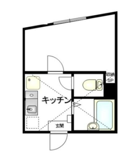 神奈川県横浜市保土ケ谷区星川３丁目 和田町駅 1K アパート 賃貸物件詳細