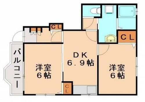 福岡県那珂川市大字安徳 博多南駅 2DK アパート 賃貸物件詳細