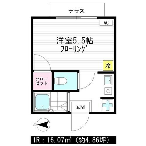東京都国立市東２丁目 国立駅 ワンルーム アパート 賃貸物件詳細