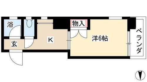 愛知県名古屋市中区橘１丁目 東別院駅 1K マンション 賃貸物件詳細