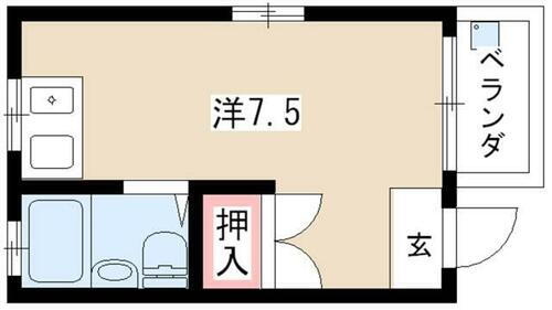 愛知県名古屋市中村区宮塚町 岩塚駅 1K アパート 賃貸物件詳細