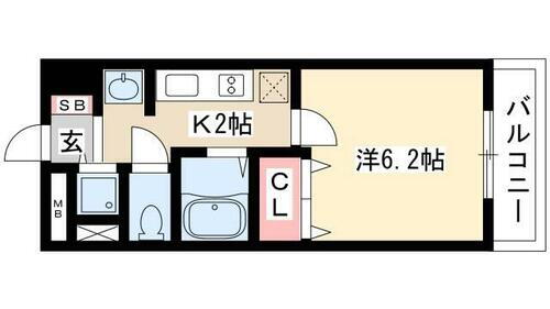 愛知県名古屋市西区城西１丁目 浅間町駅 1K マンション 賃貸物件詳細