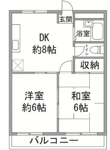 埼玉県川越市藤原町 新河岸駅 2DK マンション 賃貸物件詳細
