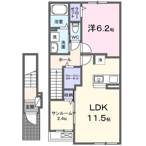 愛知県岡崎市明大寺町字西郷中 東岡崎駅 1LDK アパート 賃貸物件詳細