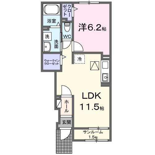 愛知県岡崎市明大寺町字西郷中 東岡崎駅 1LDK アパート 賃貸物件詳細