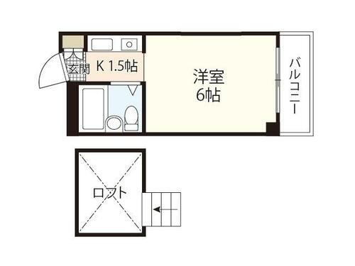 広島県広島市西区草津浜町 草津駅 1K マンション 賃貸物件詳細
