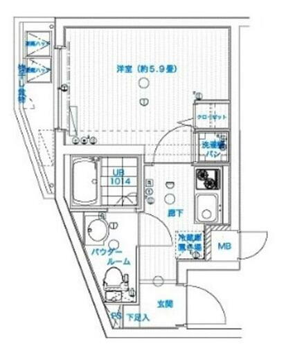 東京都板橋区大谷口上町 中板橋駅 1K マンション 賃貸物件詳細
