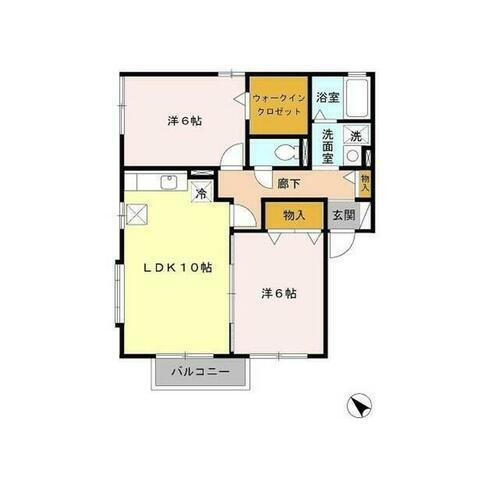 茨城県龍ケ崎市佐貫町 龍ケ崎市駅 2LDK アパート 賃貸物件詳細