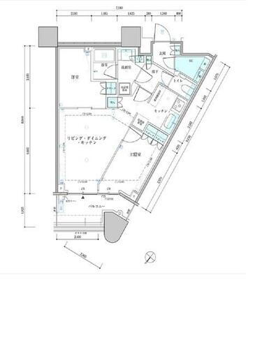 東京都中央区勝どき４丁目 勝どき駅 2LDK マンション 賃貸物件詳細