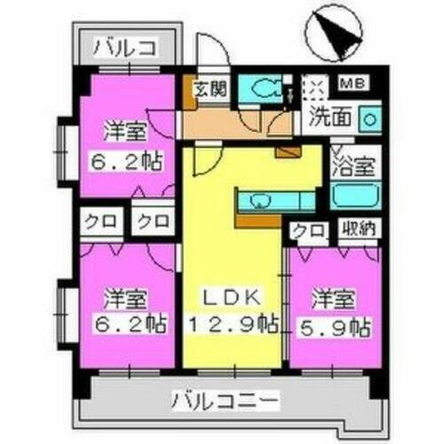 福岡県福岡市博多区吉塚４丁目 賃貸マンション