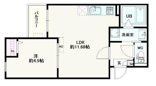 愛知県岡崎市針崎２丁目 岡崎駅 1LDK アパート 賃貸物件詳細