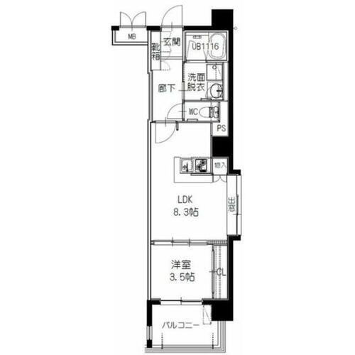 福岡県福岡市中央区荒戸２丁目 大濠公園駅 1LDK マンション 賃貸物件詳細