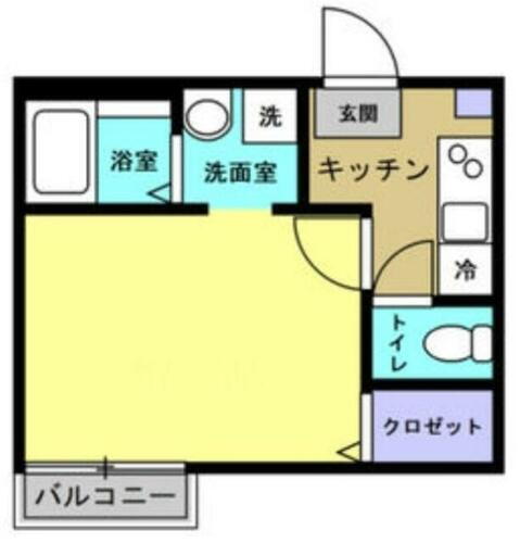 カーサフェルマータ 2階 1K 賃貸物件詳細