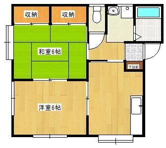 新潟県新潟市東区牡丹山６丁目 関屋駅 2DK アパート 賃貸物件詳細