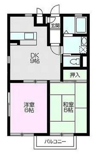 埼玉県朝霞市西弁財１丁目 朝霞台駅 2DK アパート 賃貸物件詳細