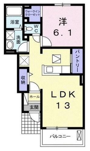 岡山県赤磐市河本 瀬戸駅 1LDK アパート 賃貸物件詳細