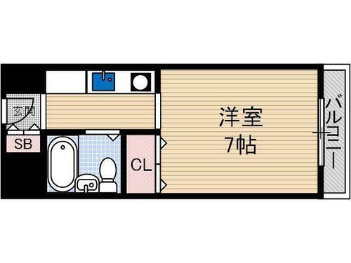 エスタ茨木 2階 1K 賃貸物件詳細