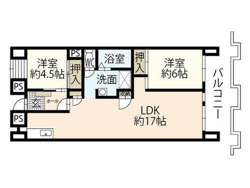 広島県広島市中区光南５丁目 江波駅 2LDK マンション 賃貸物件詳細