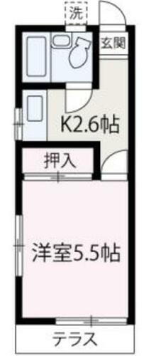 埼玉県新座市北野３丁目 志木駅 1K アパート 賃貸物件詳細