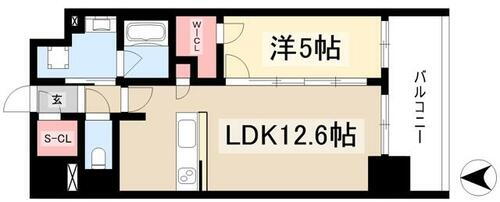 Ｓ－ＲＥＳＩＤＥＮＣＥ亀島駅前ｂｌａｚｅ 5階 1LDK 賃貸物件詳細