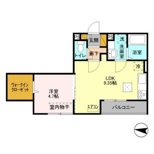 グラン・マーキュリー 1階 1LDK 賃貸物件詳細