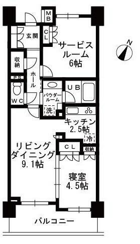 シャンピアグランデ深沢 5階 1SLDK 賃貸物件詳細