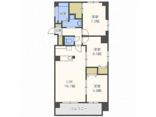 北海道札幌市中央区大通西２３丁目 円山公園駅 3LDK マンション 賃貸物件詳細