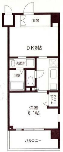 東京都大田区西蒲田７丁目 蓮沼駅 1DK マンション 賃貸物件詳細