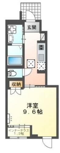 岡山県岡山市中区円山 岡山駅 1K アパート 賃貸物件詳細