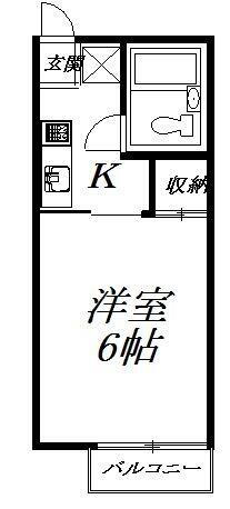 静岡県浜松市中央区名塚町 浜松駅 1K アパート 賃貸物件詳細